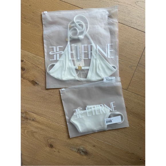 ETERNE Thea Bikini Set in Ivory XS/S NWT